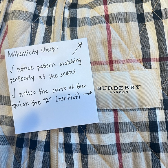 Authentic Vintage 2000s Burberry Nova Quilted Women’s Jacket - Picture 13 of 15